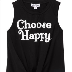 😊Chose Happy Tie Top😊